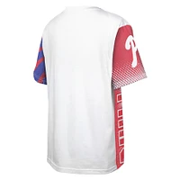 T-shirt blanc pour jeunes des Phillies de Philadelphie Impact Hit Bold