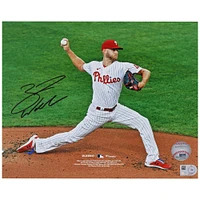 Zack Wheeler Philadelphia Phillies Autographed 8" x 10" Pinstripes Pitching Photograph