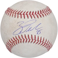 Zack Wheeler Philadelphia Phillies Autographed Game-Used Baseball vs. Washington Nationals on September 28, 2024