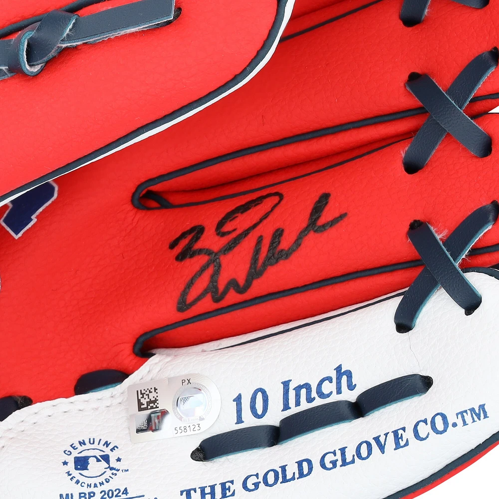 Zack Wheeler Philadelphia Phillies Autographed Rawlings Replica Glove 