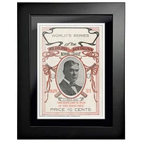 Philadelphia Phillies vs. Boston Red Sox 1915 World Series - 12'' x 16'' Framed Program Cover