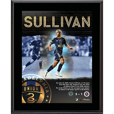 Cavan Sullivan Philadelphia Union 10.5" x 13" MLS Debut History Sublimated Plaque
