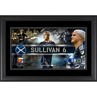 Cavan Sullivan Philadelphia Union Framed 10" x 18" Collage with a Piece of Match-Used Ball and Net from MLS Debut - Limited Edition of 85
