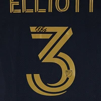 Maillot adidas bleu marine dédicacé par Jack Elliott du Philadelphia Union (n° 3) pour la saison 2024 de la MLS - Taille L