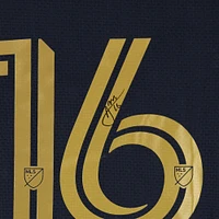 Jack McGlynn Philadelphia Union Autographed Match-Used #16 Navy adidas Jersey from the 2024 MLS Season - Size M