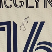 Maillot adidas beige dédicacé par Jack McGlynn du Philadelphia Union n° 16, porté lors de la saison 2024 de la MLS - Taille M