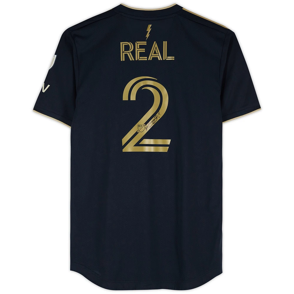 Matthew Real Philadelphia Union Autographed Match-Used #2 Navy Jersey from the 2023 MLS Season