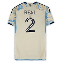 Matthew Real Philadelphia Union Autographed Match-Used #2 Tan Jersey from the 2023 MLS Season