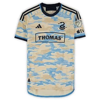 Matthew Real Philadelphia Union Autographed Match-Used #2 Tan Jersey from the 2023 MLS Season