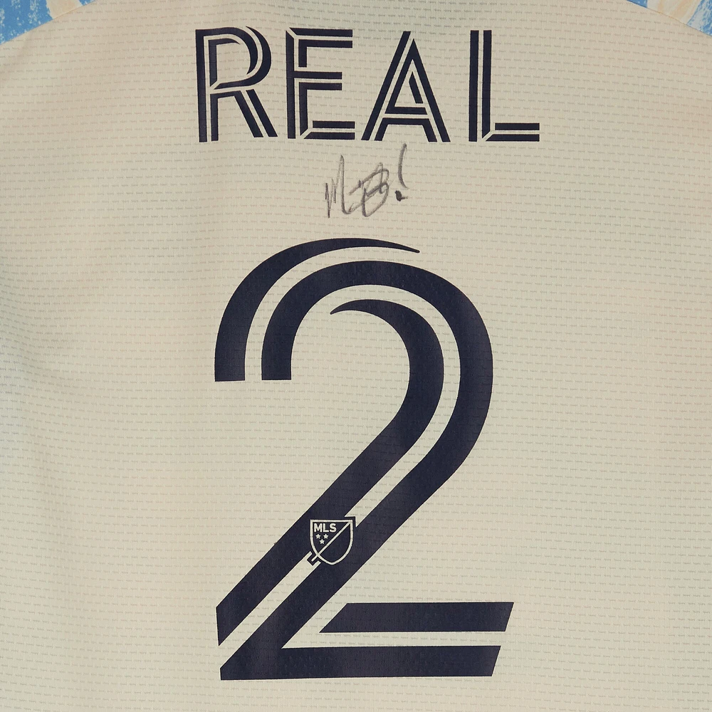 Matthew Real Philadelphia Union Autographed Match-Used #2 Tan Jersey from the 2023 MLS Season