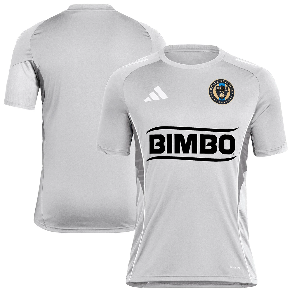Men's adidas  Silver Philadelphia Union 2025 Training Jersey