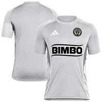 Men's adidas  Silver Philadelphia Union 2025 Training Jersey