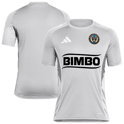 Men's adidas  Silver Philadelphia Union 2025 Training Jersey