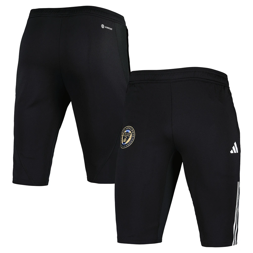 Demi-pantalon AEROREADY d'entraînement sur le terrain adidas Philadelphia Union 2023 pour homme, noir