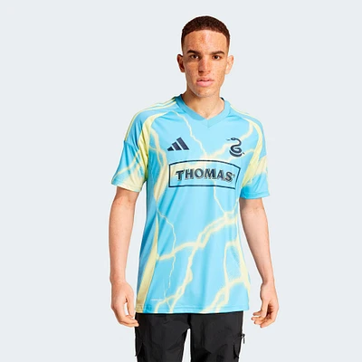 Men's adidas  Blue Philadelphia Union 2025 The Voltage Kit Replica Jersey