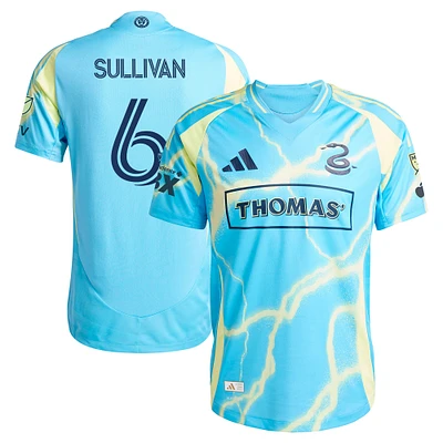 Men's adidas Cavan Sullivan Blue Philadelphia Union 2025 The Voltage Kit Authentic Player Jersey