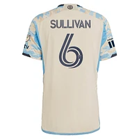 Men's adidas Cavan Sullivan Tan Philadelphia Union 2024 Authentic Secondary Player Jersey