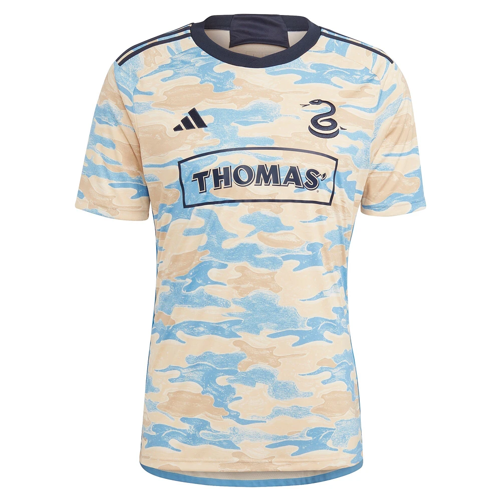 Adidas Jakob Glesnes Tan Philadelphia Union 2023 Pour Philly Réplique Jersey