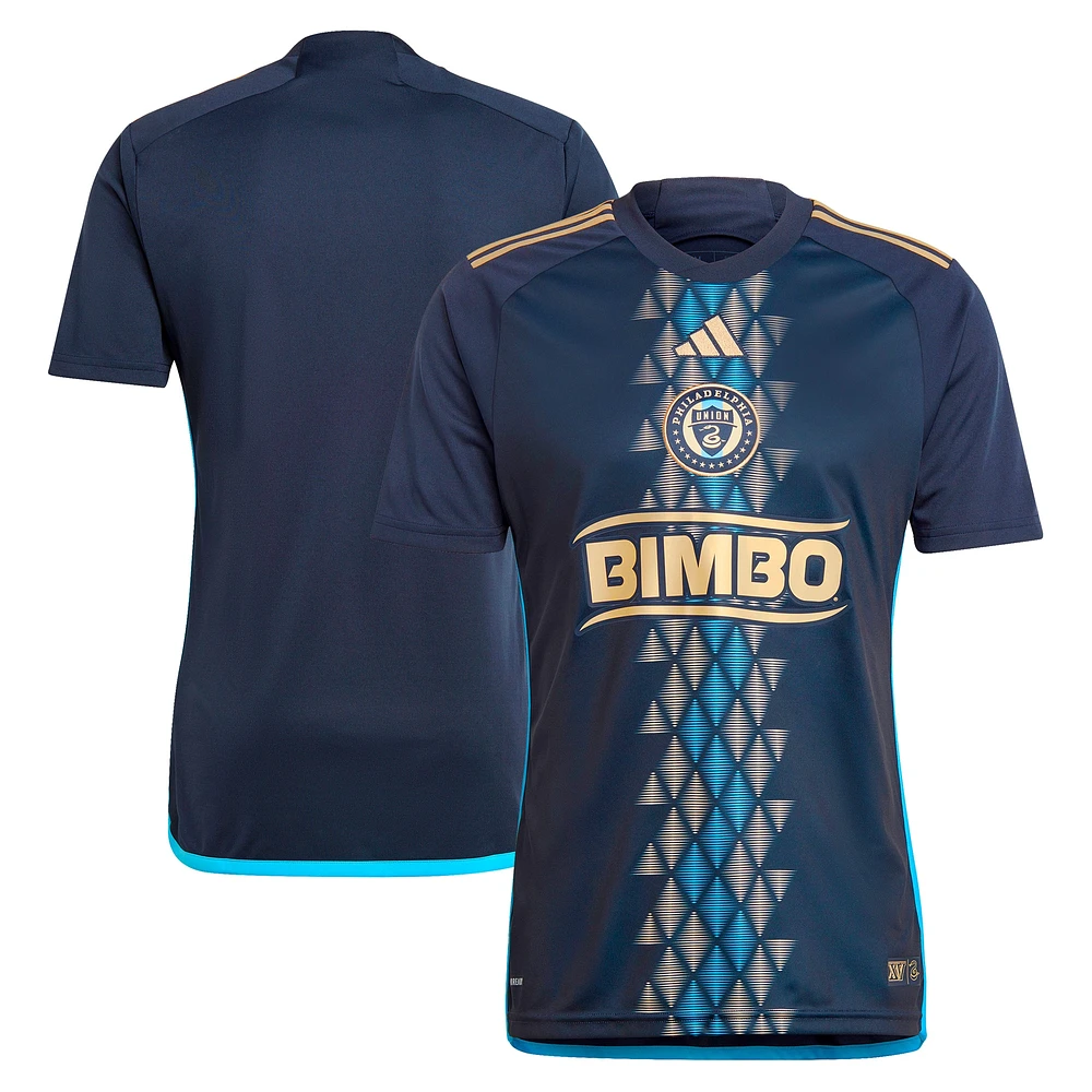 Maillot adidas bleu marine Philadelphia Union 2024 The XV Kit Replica pour homme