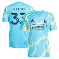 Men's adidas Quinn Sullivan Blue Philadelphia Union 2025 The Voltage Kit Replica Player Jersey