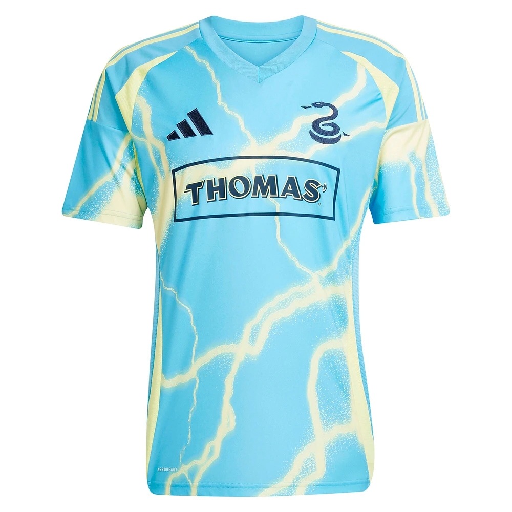 Men's adidas Quinn Sullivan Blue Philadelphia Union 2025 The Voltage Kit Replica Player Jersey