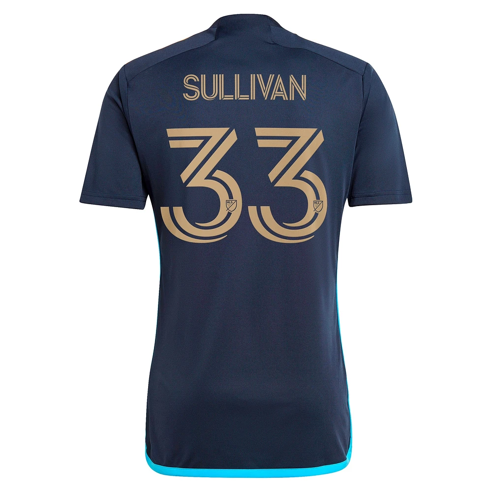 Men's adidas Quinn Sullivan Navy Philadelphia Union 2024 The XV Kit Replica Player Jersey