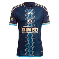 Men's adidas Tai Baribo Navy Philadelphia Union 2024 The XV Kit Authentic Player Jersey