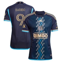 Men's adidas Tai Baribo Navy Philadelphia Union 2024 The XV Kit Authentic Player Jersey