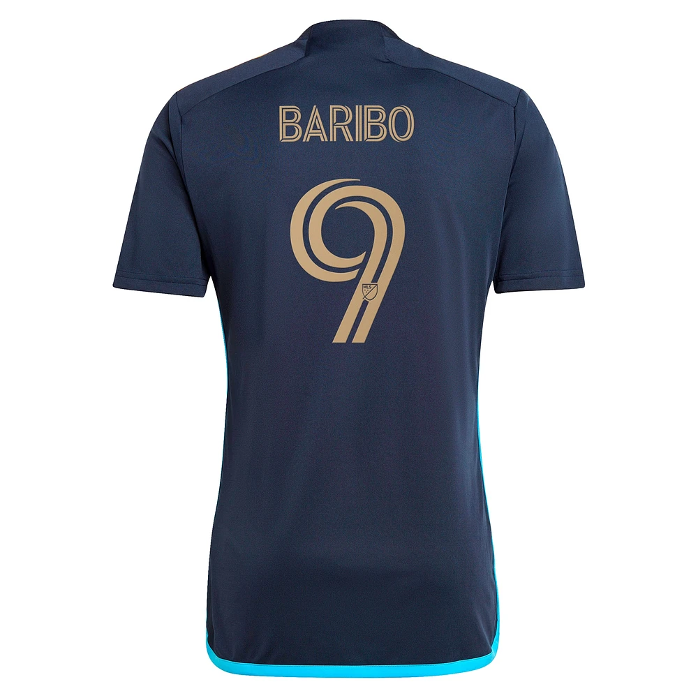 Men's adidas Tai Baribo Navy Philadelphia Union 2024 The XV Kit Replica Player Jersey