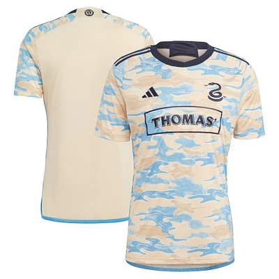 Maillot Philadelphia Union 2023 For Philly adidas fauve pour homme