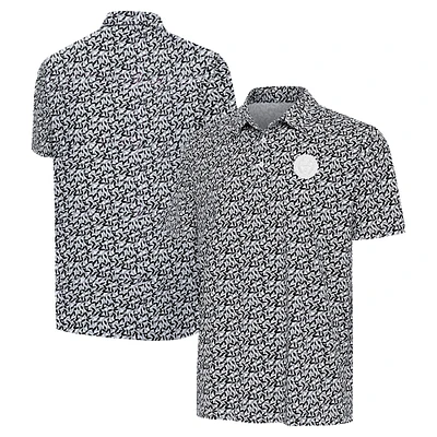 Men's Antigua Gray/Black Philadelphia Union Seasons Polo