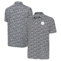 Men's Antigua Gray/Black Philadelphia Union Seasons Polo