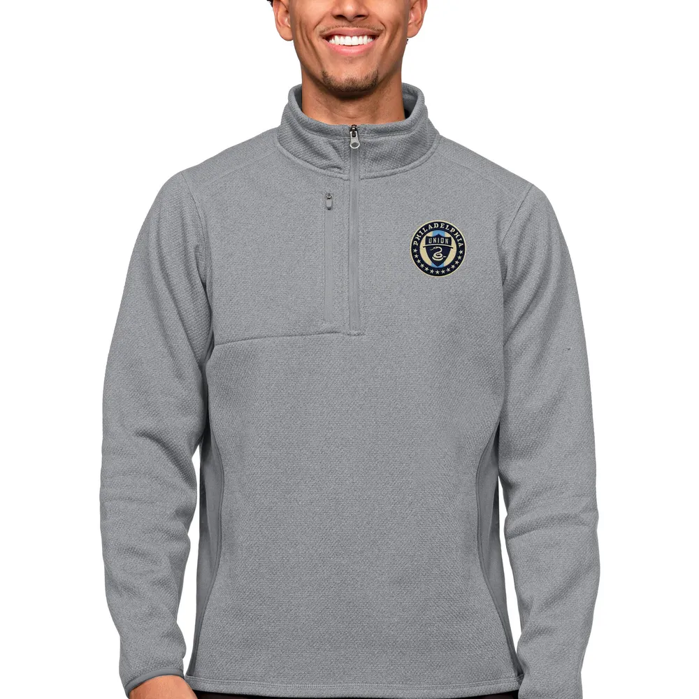 Men's Antigua Black Philadelphia Union Victory Color Block