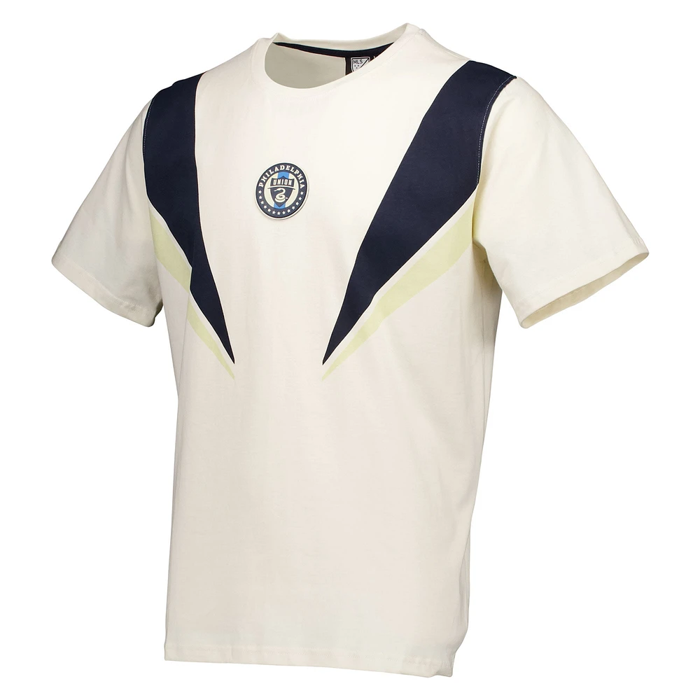 T-shirt décontracté crème Philadelphia Union Sport Heavy pour hommes