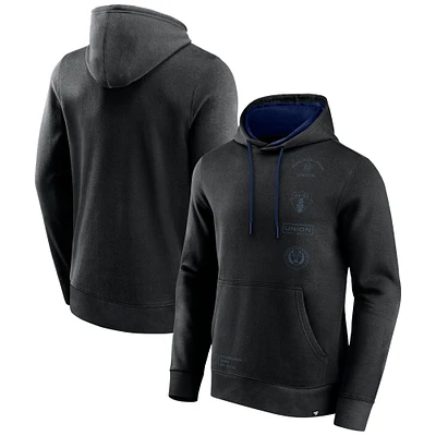 Men's Fanatics Black Philadelphia Union Halftime Pullover Hoodie