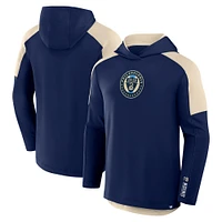 Sweat à capuche de transition pour homme Fanatics Navy Philadelphia Union Red Card
