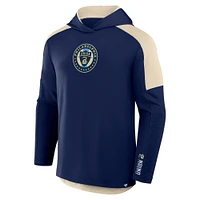 Sweat à capuche de transition pour homme Fanatics Navy Philadelphia Union Red Card