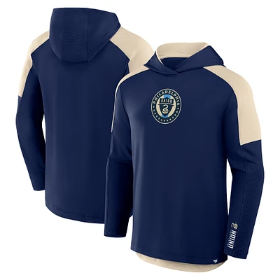 Sweat à capuche de transition pour homme Fanatics Navy Philadelphia Union Red Card