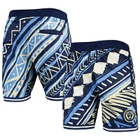 Men's Mitchell & Ness Navy Philadelphia Union Tribal Fashion Shorts