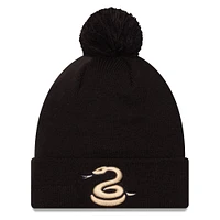 Men's New Era  Black Philadelphia Union Jersey Hook Cuff Knit Hat with Pom