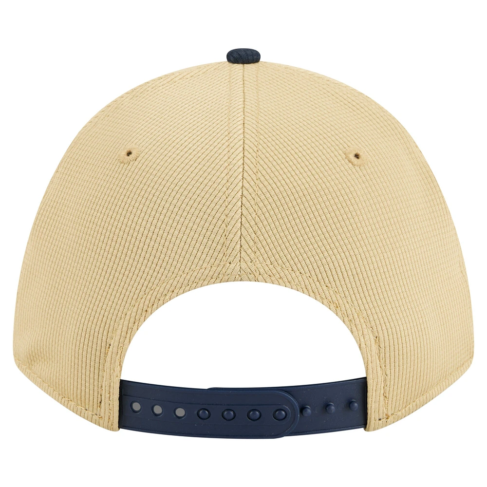 Men's New Era Gold Philadelphia Union 2025 Jersey Hook 9FORTY M-Crown Adjustable Hat