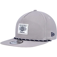 Casquette ajustable pour homme Philadelphia Union Patch Golfer grise New Era