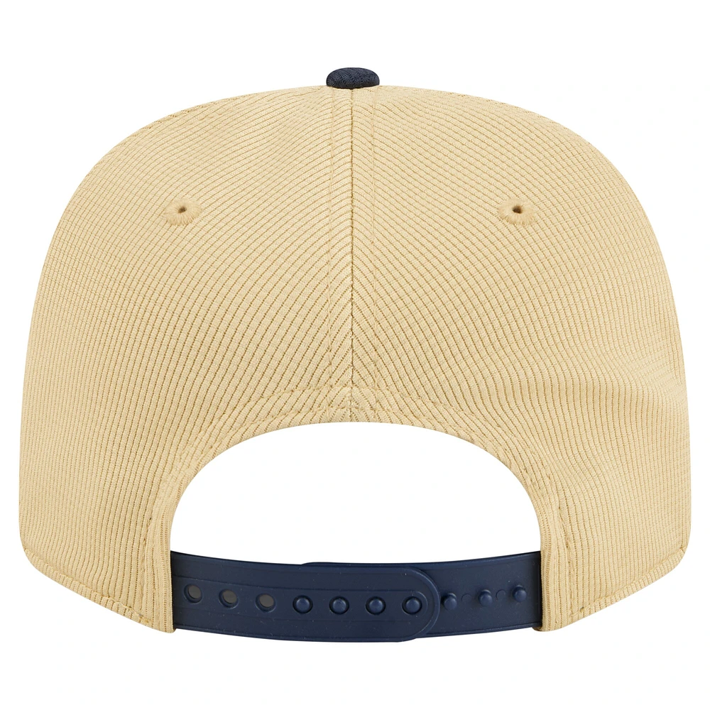 Casquette extensible à boutons-pression Philadelphia Union 2025 9SEVENTY de New Era pour homme, kaki/bleu marine