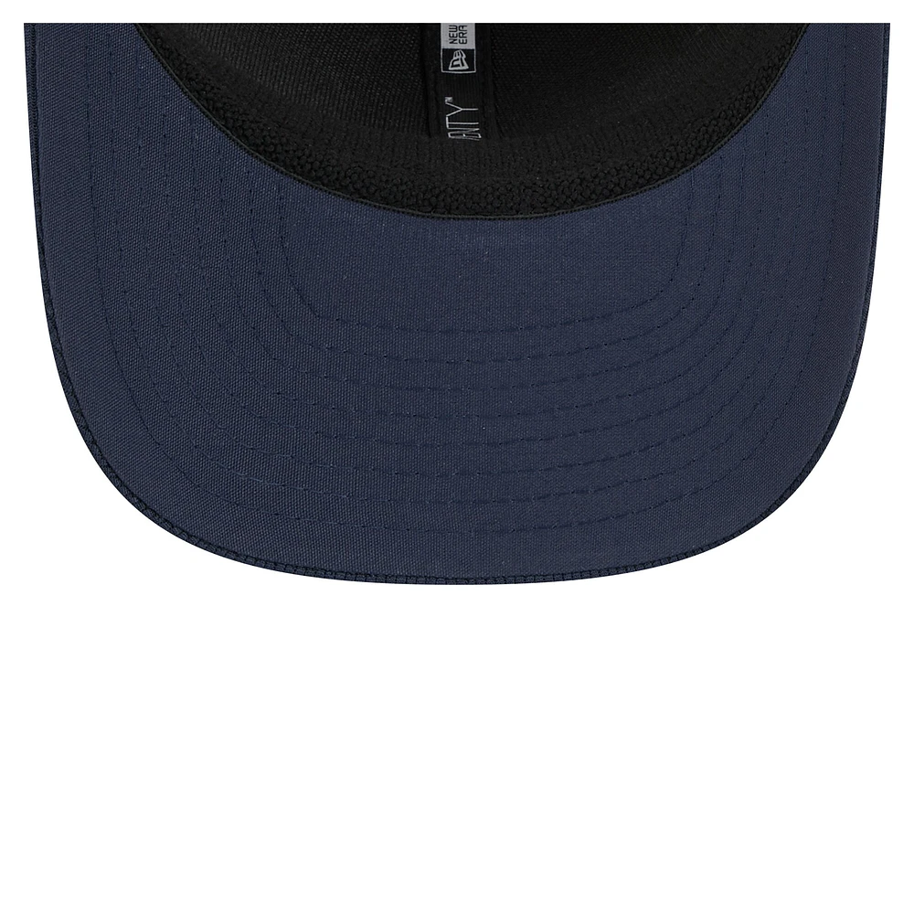 Casquette extensible à boutons-pression Philadelphia Union 2025 9SEVENTY de New Era pour homme, kaki/bleu marine