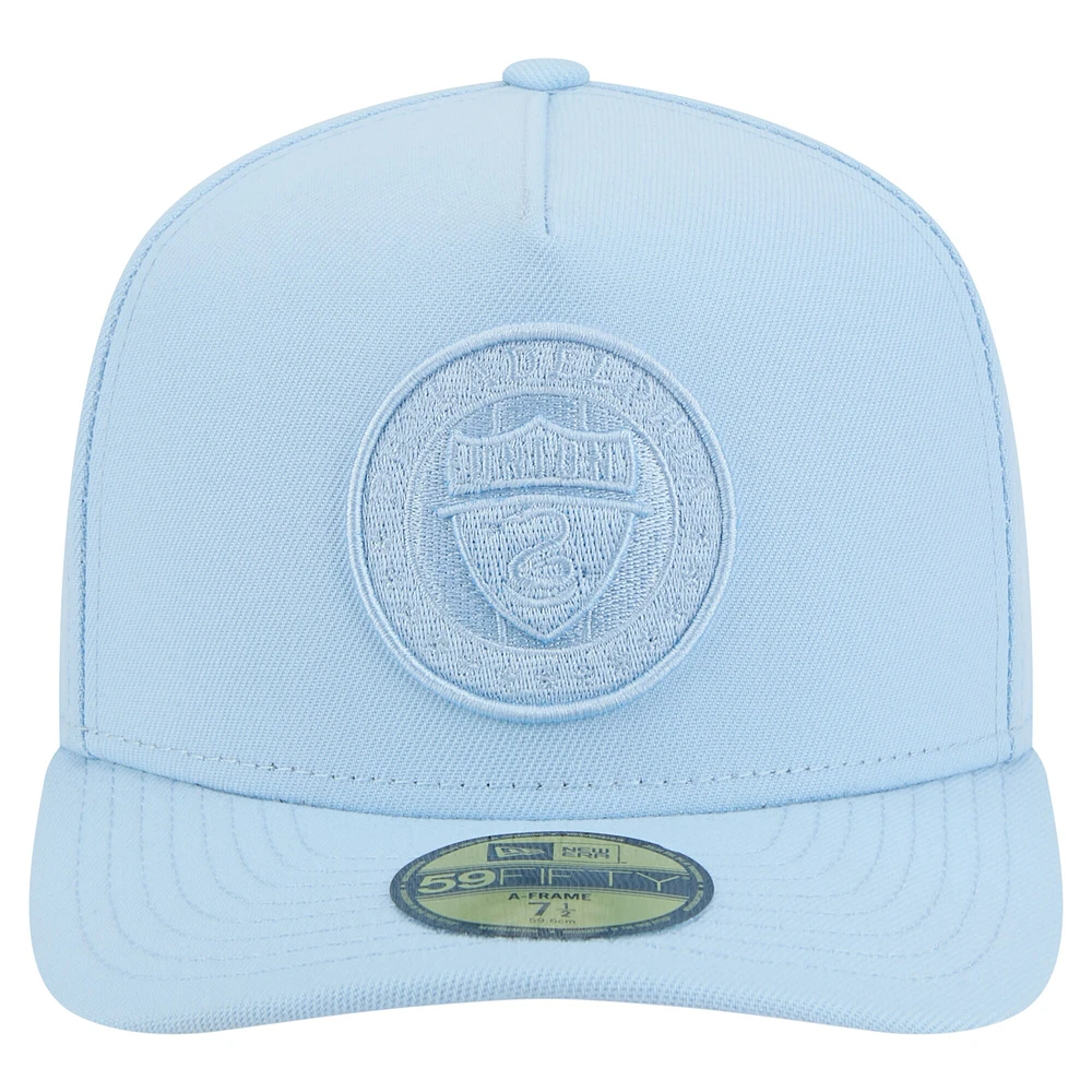 Casquette ajustée A-Frame 59FIFTY bleu clair Philadelphia Union Color Pack pour homme de New Era