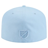 Casquette ajustée A-Frame 59FIFTY bleu clair Philadelphia Union Color Pack pour homme de New Era