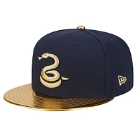 Men's New Era Navy/Gold Philadelphia Union 15th Anniversary 9FIFTY Snapback Hat