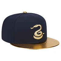 Casquette Snapback 9FIFTY New Era pour homme, bleu marine/or, Philadelphia Union 15th Anniversary