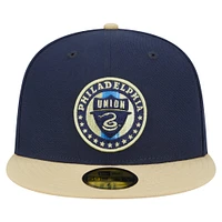 Men's New Era  Navy Philadelphia Union 2025 Kickoff 59FIFTY Fitted Hat