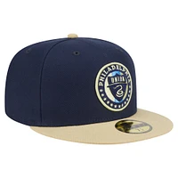 Men's New Era  Navy Philadelphia Union 2025 Kickoff 59FIFTY Fitted Hat